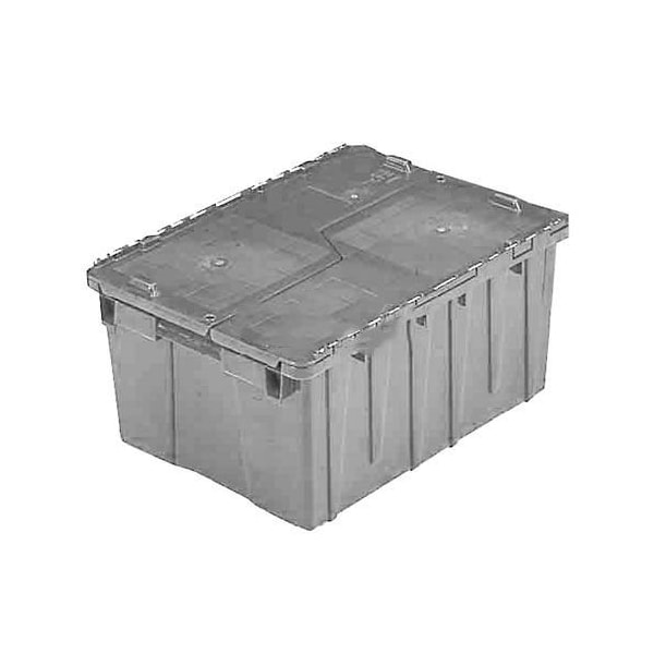 Orbis FP075 Flipak Distribution Container - 19-11/16 x 11-13/16 x 7-5/16 Gray FP075-GY - main